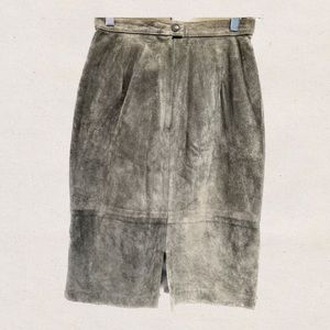 VINTAGE LEATHER SKIRT